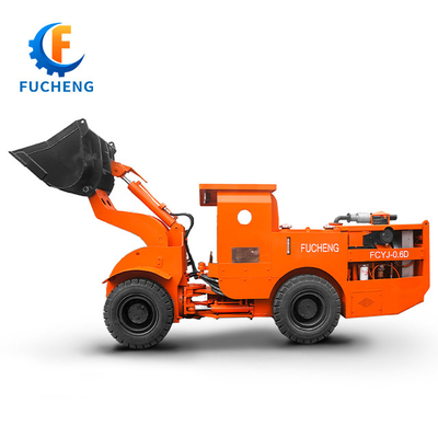 FUCHENG 0.6 m3 /0.75 yd3 Συνδεδεμένος LHD Diesel υπόγειος φορτωτής εξόρυξης για εξόρυξη