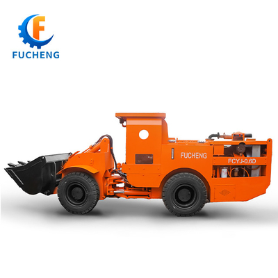 FUCHENG 0.6 m3 /0.75 yd3 Συνδεδεμένος LHD Diesel υπόγειος φορτωτής εξόρυξης για εξόρυξη