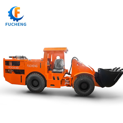 FUCHENG 0.6 m3 /0.75 yd3 Συνδεδεμένος LHD Diesel υπόγειος φορτωτής εξόρυξης για εξόρυξη