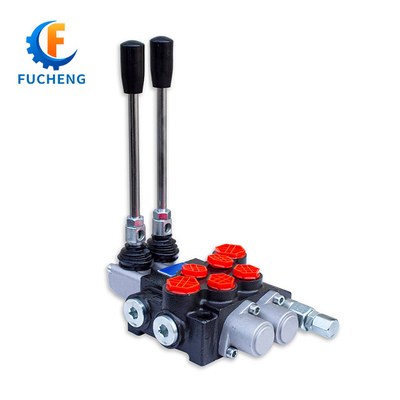 40lpm 6 Banks Joystick Υδραυλικές βαλβίδες ελέγχου μονόμετρου για μπροστινό φορτιστή και ελκυστήρα Fucheng