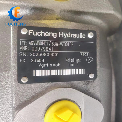 Τυποποιημένη αντλία πλάντζερ A6VM80DA1/63W-VAB027B Rexroth με υψηλή πίεση