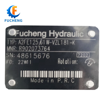 Υδραυλικός κινητήρας Rexroth A2FE 160/61W-VZL181-K για κινητή μειώτρια ταχύτητας και γερανούς Fucheng